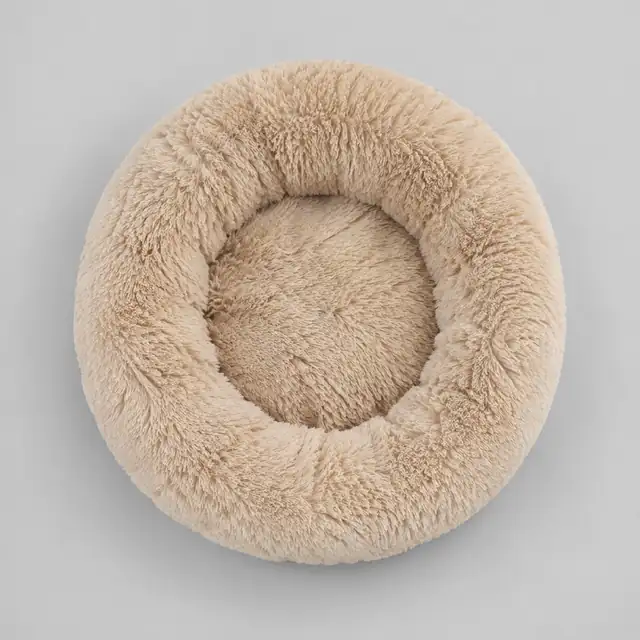Calming Donut Pet Bed - full view