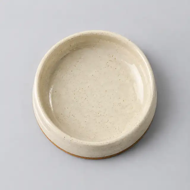 Ceramic Cat Bowl (Whisker-Friendly) - full view