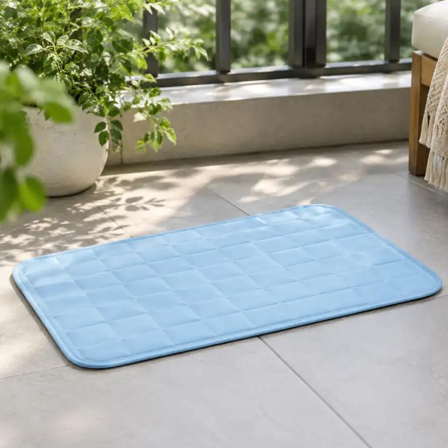 Cooling Gel Pet Mat - in a real home