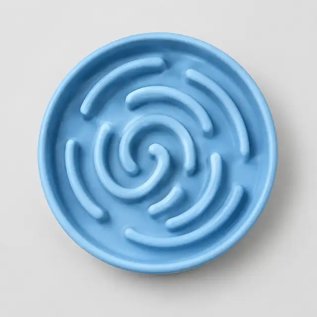 Slow Feeder Dog Bowl - full view