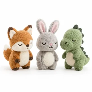 Squeaky Plush Dog Toy Set (3-Pack) - product photo