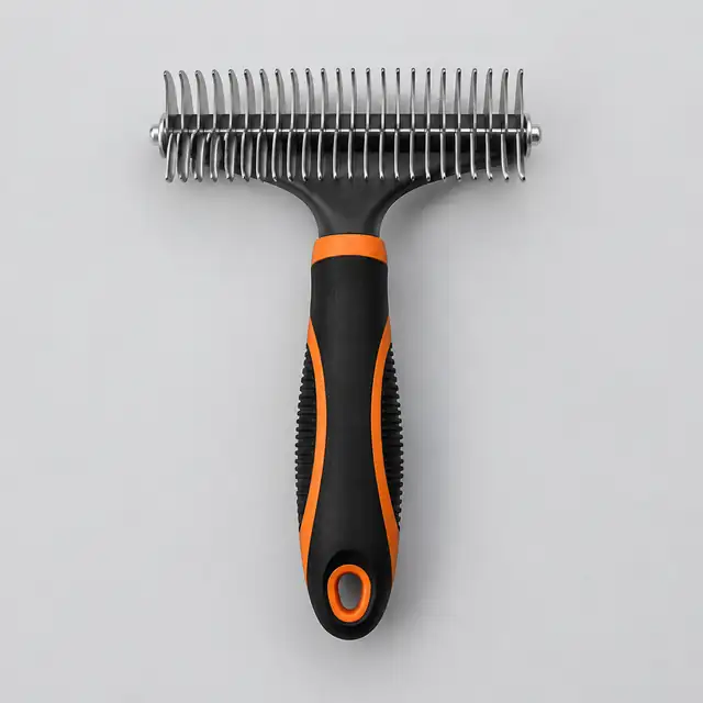 Undercoat Rake for Dogs - full view